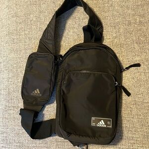 Adidas shoulder bag with small pouch
